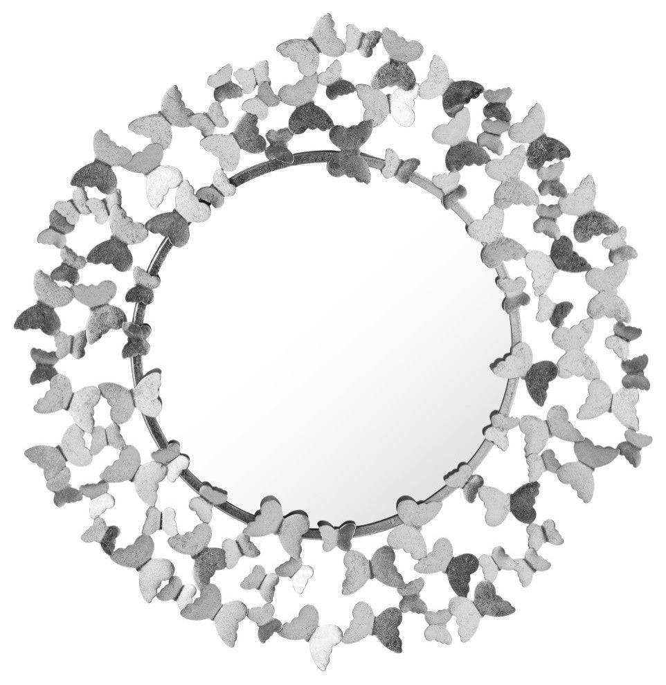 Butterfly Mirror, Silver