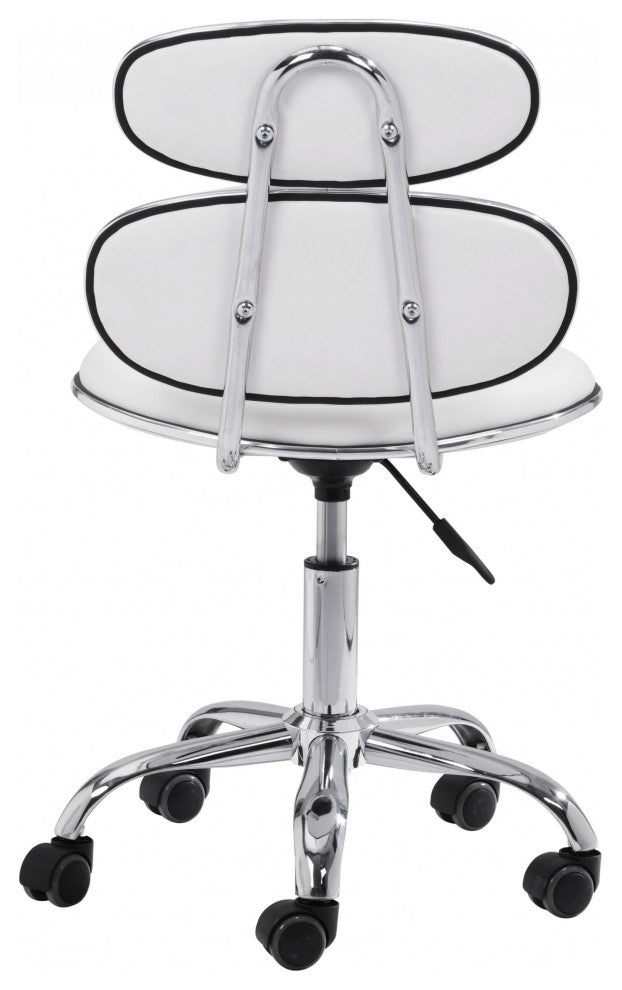 White Metro Retro Office Chair