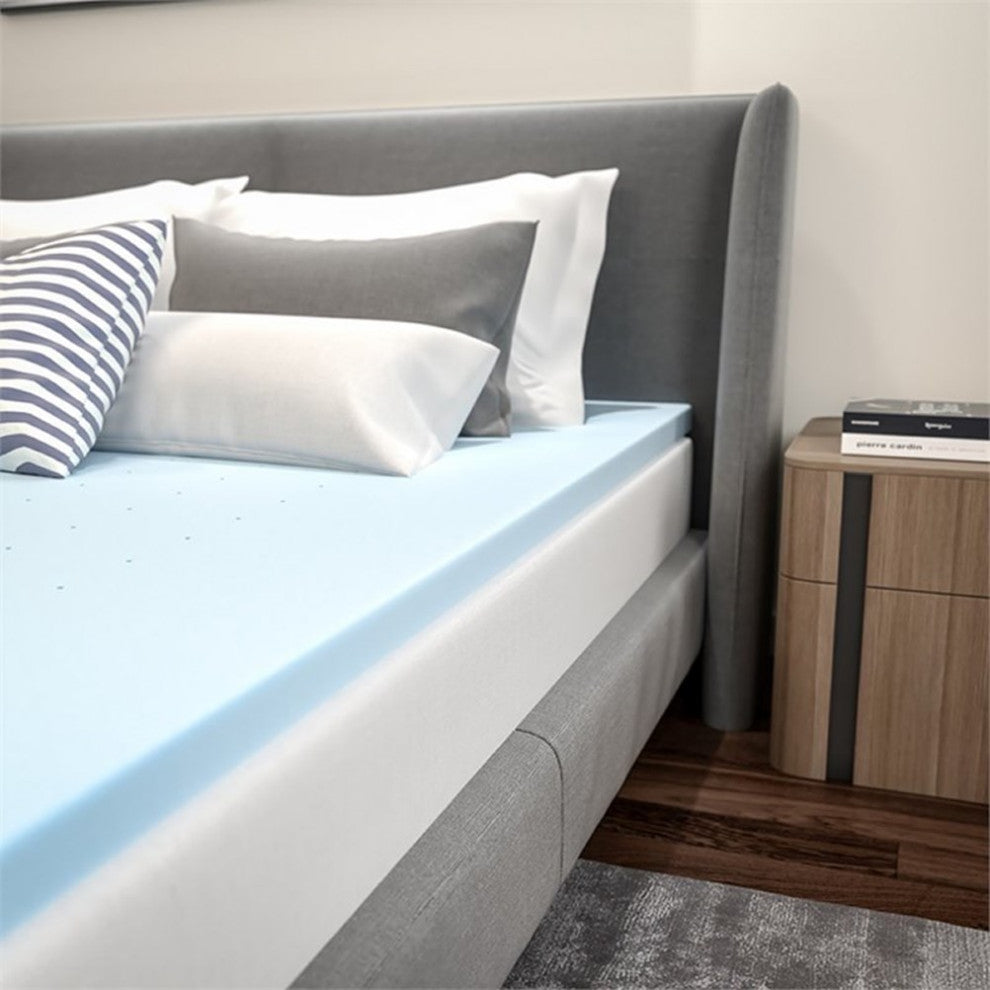 Flash Furniture Capri Comfortable Sleep 2 inch Cooling Gel Mattress Topper -King