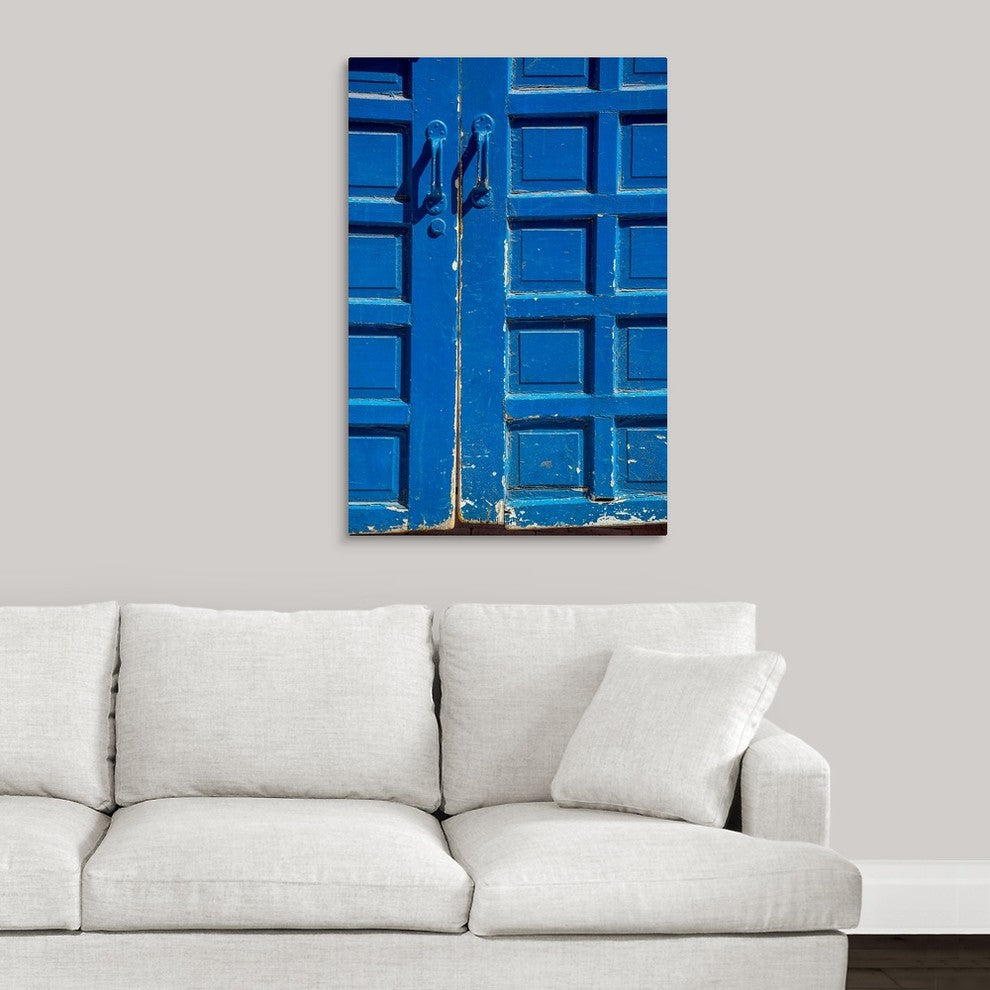 "Blue Doors" Wrapped Canvas Art Print, 24"x36"x1.5"