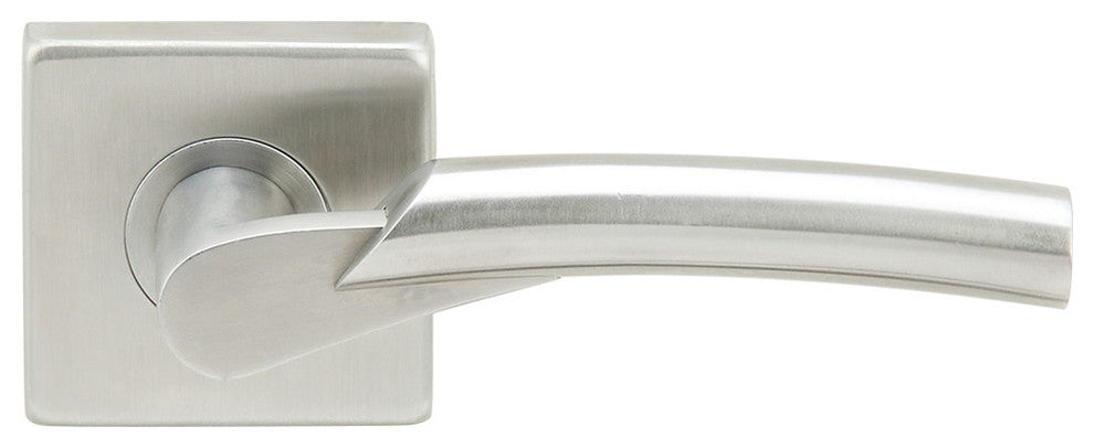 Phoenix Lever, Tubular Passage, Satin Stainless Steel, 2-3/4" Backset