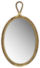 Oval Bamboo Wall Mirror
