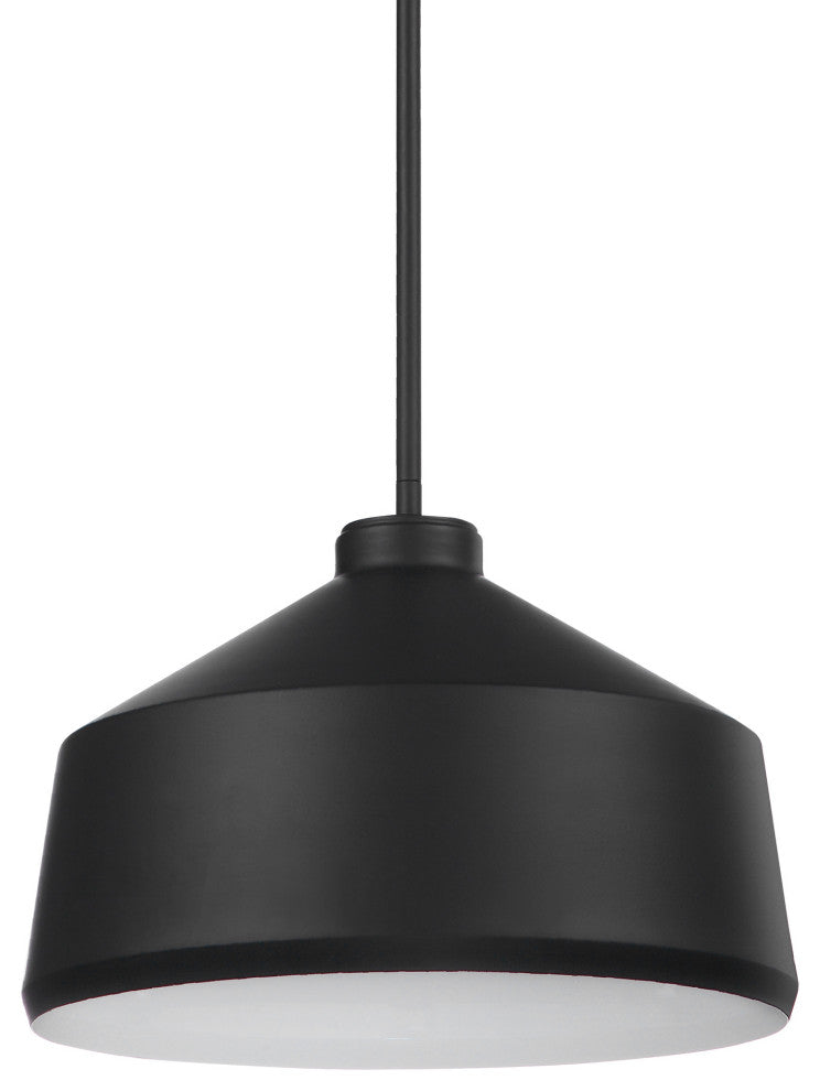 Uttermost Holgate 1 Light Black Pendant