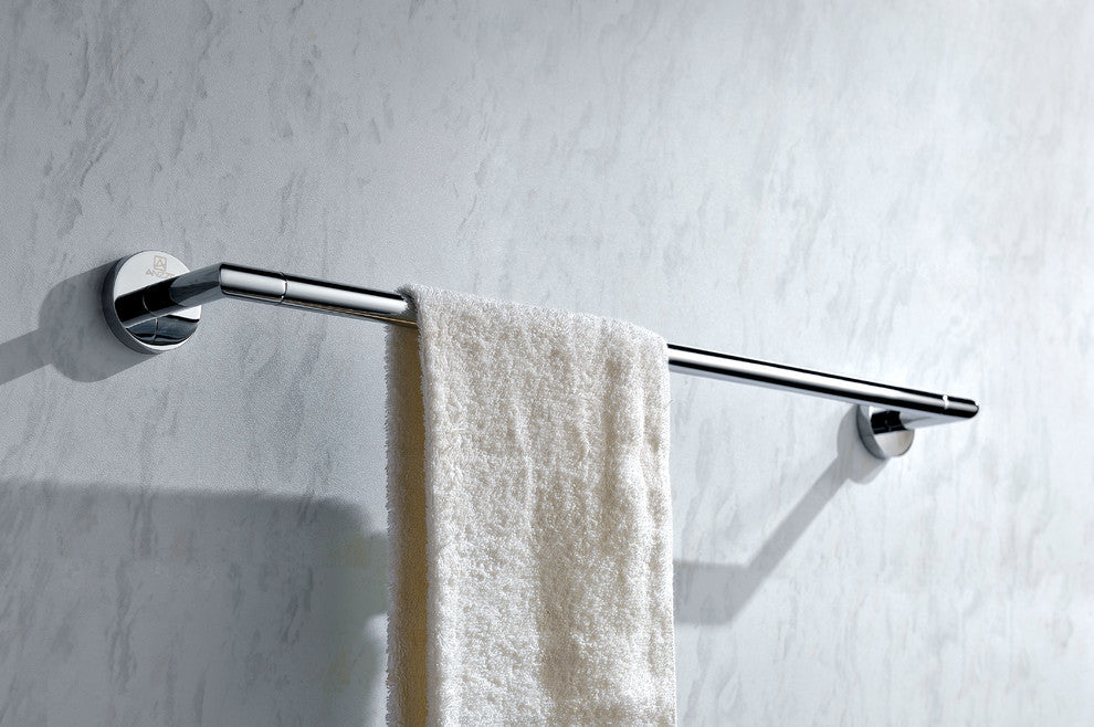 Caster 2 Series Towel Bar in Polished Chrome