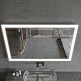 Gabriella Modern LED Bathroom Vanity Mirror, 30"x48"