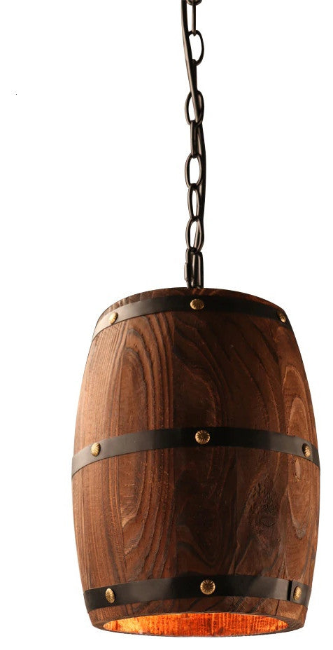 MIRODEMIÂ® Saint-Jean-Cap-Ferrat Wine Barrel Pendant Light for Restaurant, D13