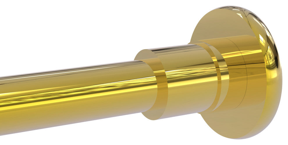 Shower Curtain Rod Brackets, Polished Brass