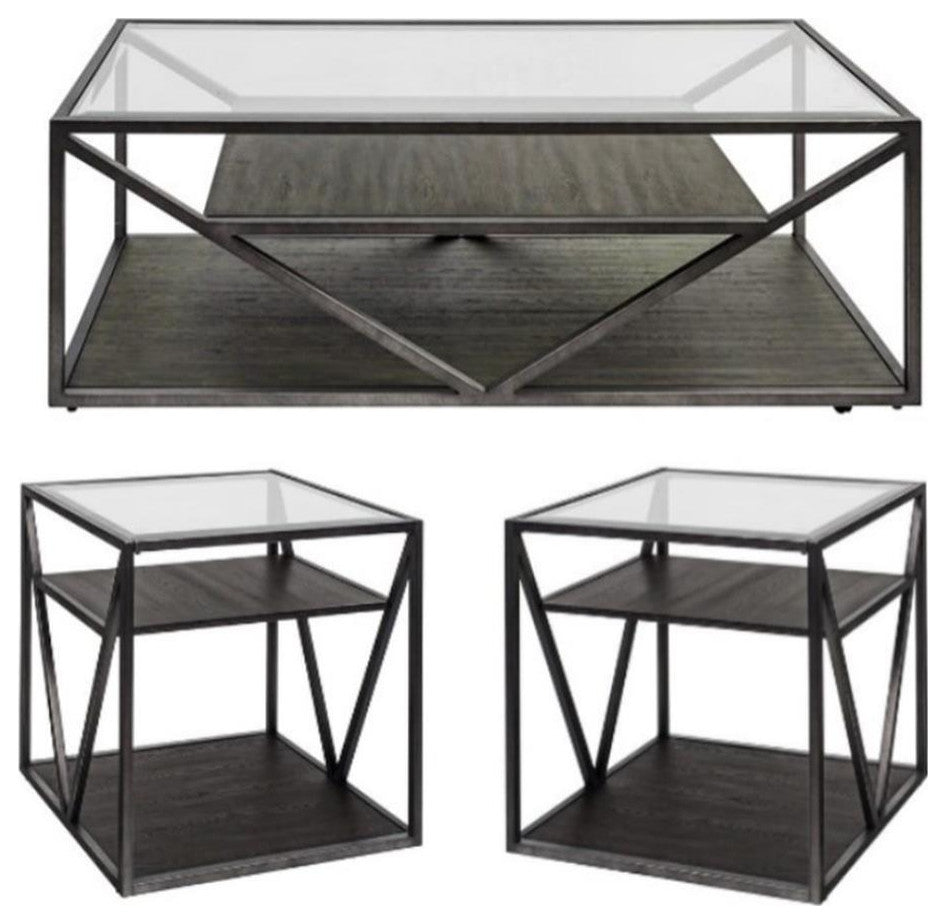 Liberty Furniture Arista Medium Gray 3 Piece Living Room Set