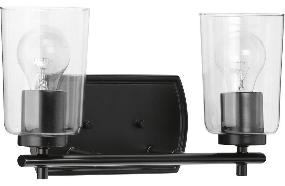 Adley Collection 2-Light Bath and Vanity, Black