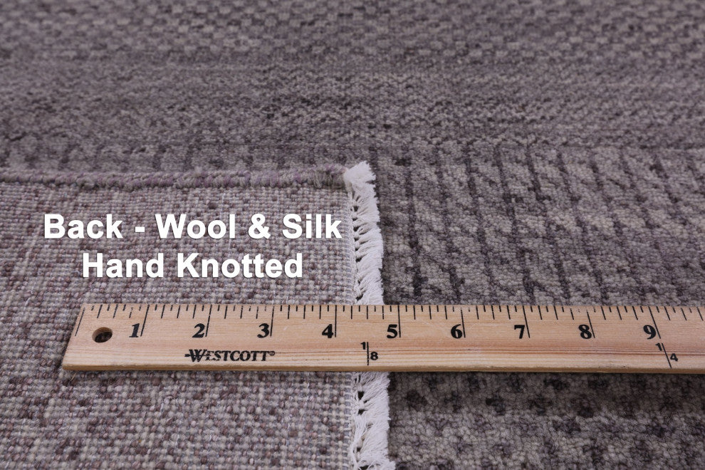 Savannah Gabbeh Wool and Silk Hand Knotted Rug 8' 1" X 10' 0"- Q4551