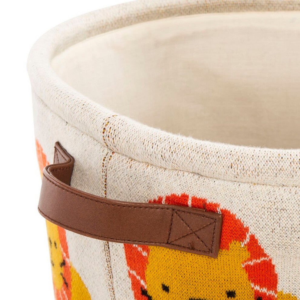 Safavieh Baby Lenny Storage Basket Red/Orange/Beige 14" x 14" x 42"
