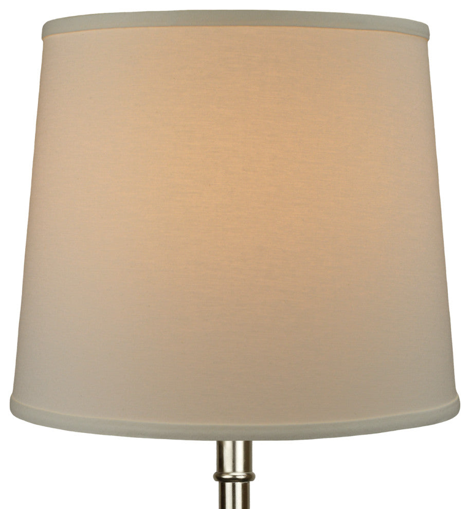 Fenchel Shades 12"x14"x12" Spider Attachment Empire Lamp Shade, Linen Cream