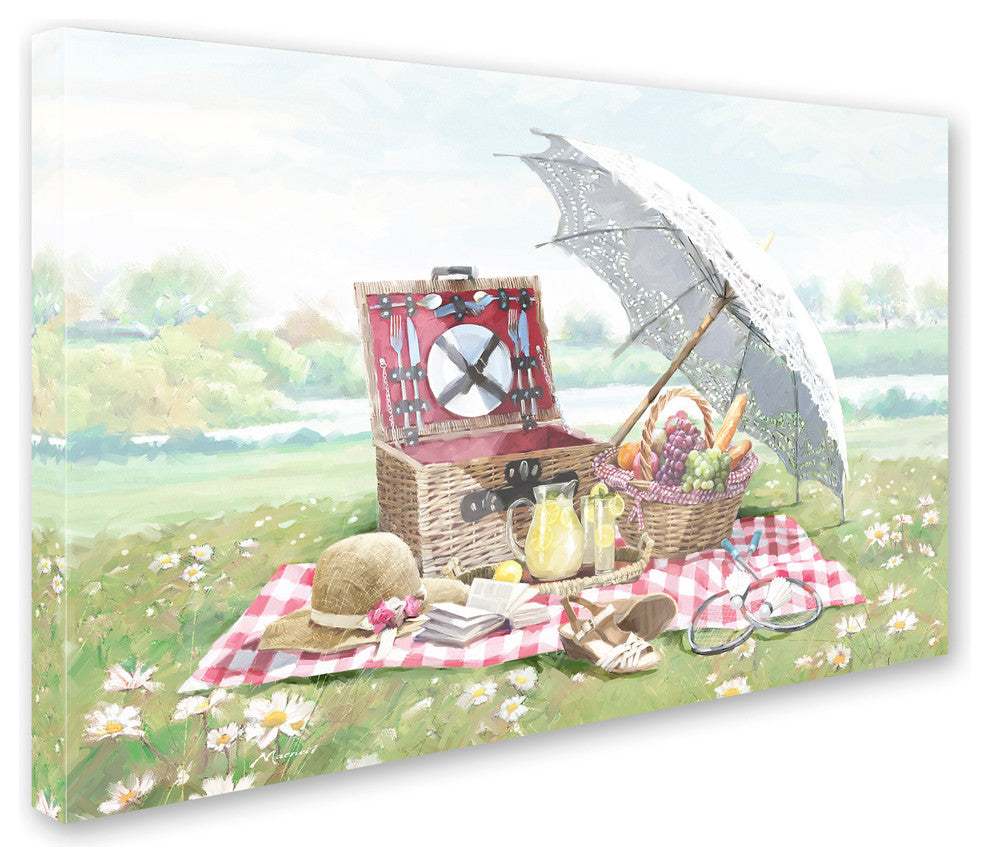 The Macneil Studio 'Picnic Landscape' Canvas Art, 32"x22"
