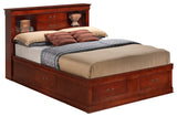 Merazo Storage Bed, Cherry, Queen