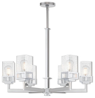 Livex Lighting Harding Polished Chrome Light Chandelier