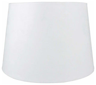 12" Suede Hardback Lamp Shade, Off White