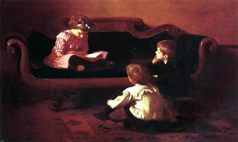 Thomas Pollock Anschutz The Fairy Tale, 18"x27" Gallery Wrapped Canvas Print