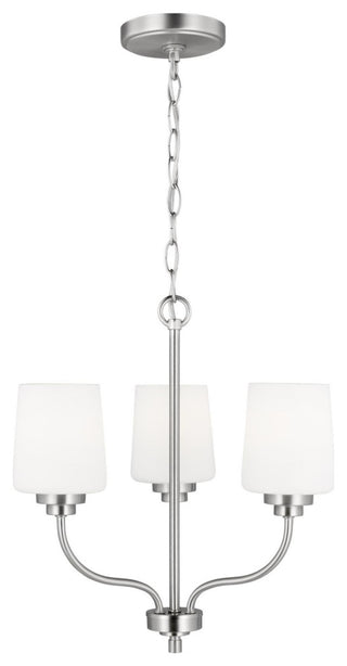 Generation Lighting 3102803 Windom 3 Light 18"W Chandelier - Brushed Nickel