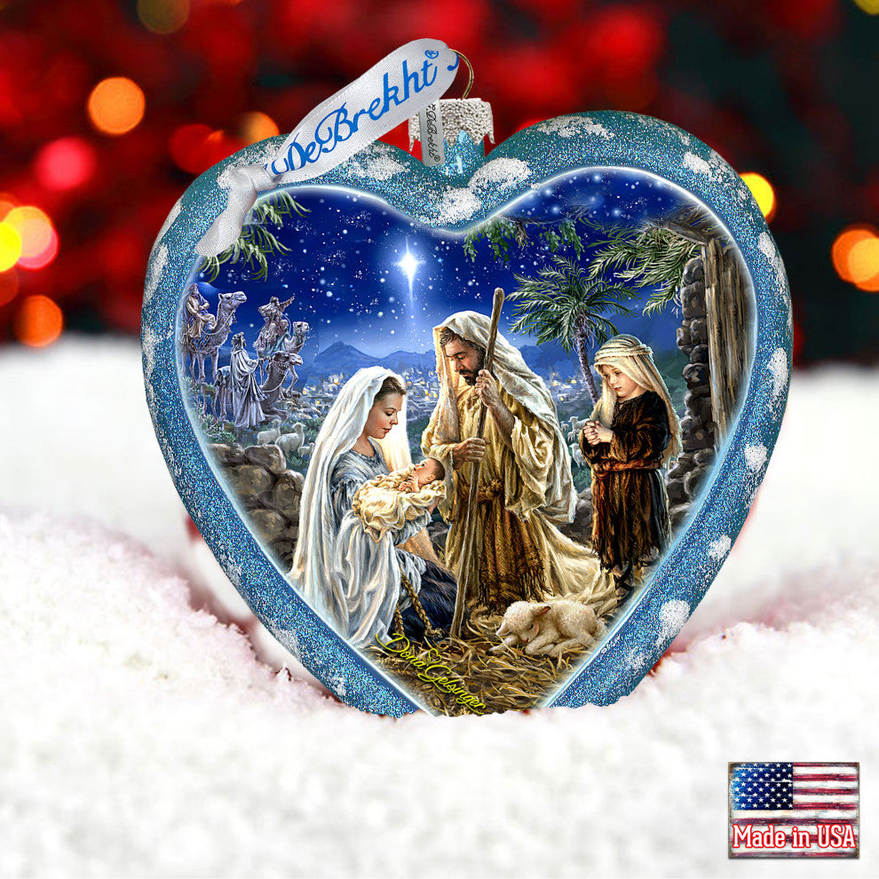 Holy Family Glass Ornament Limited Edition