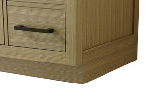 Home Living 60" Single Bathroom Vanity, Honey Brown