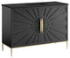Modway Awaken 48" Solid Wood and MDF Bathroom Vanity in Black
