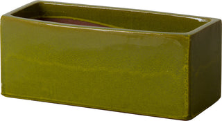 Window Box Planter, Medium, Green