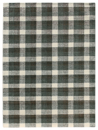 Amer Rugs Tartan TRA-6 Charcoal Black Hand-tufted - 8'x10' Rectangle Area Rug