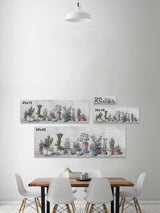 "Growing Cactus Indoors" Painting Print on Wrapped Canvas