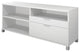 Sideboard, Spacious Design With 3 Open Shelves & 2 Storage Drawers, White