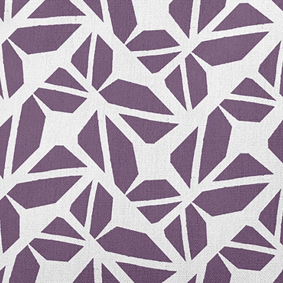 Kaleidoscope Graffiti Accent Pillow, Larkspur, 18"x18"