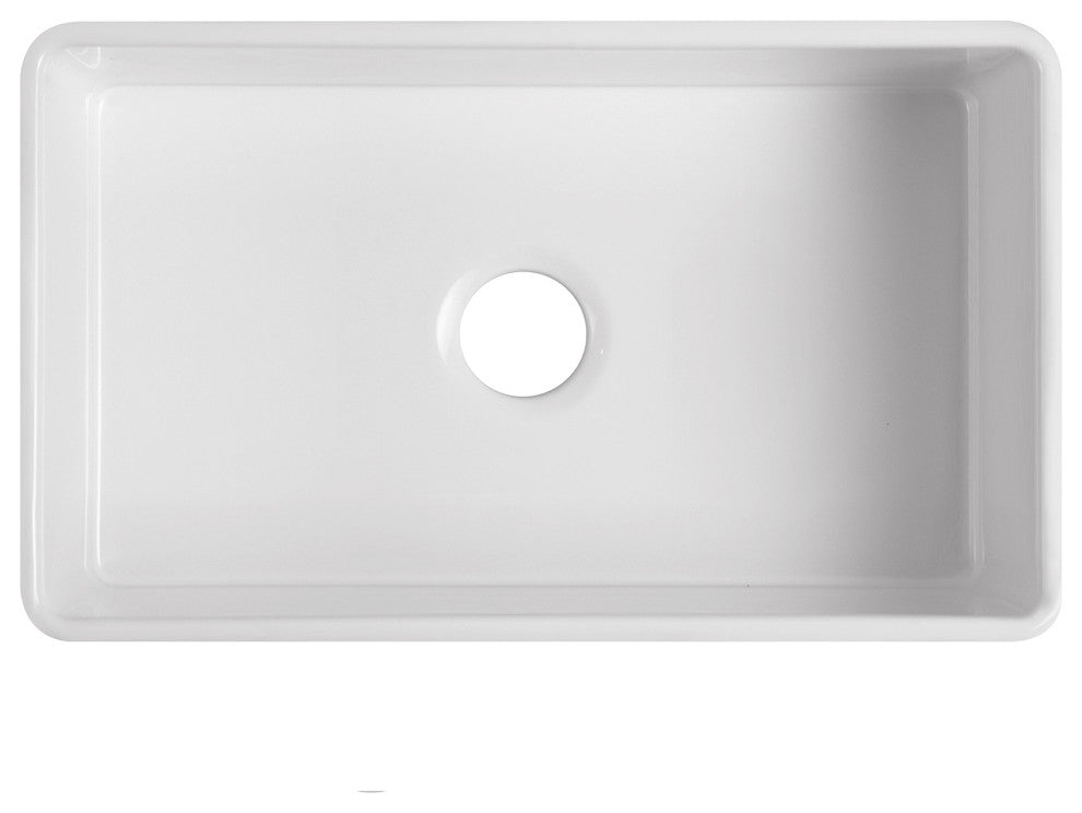 Orvieto Fireclay Farmhouse Kitchen Sink 30x18"