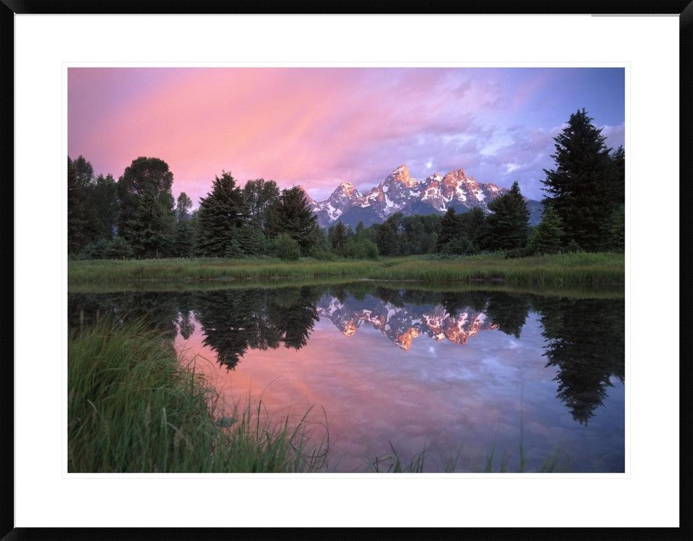 Grand Teton Range At Schwabacher Landing, 38"x30"