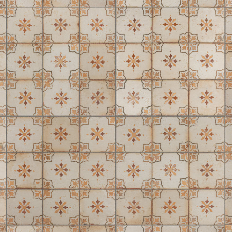 Mirambel Marron Ceramic Floor and Wall Tile