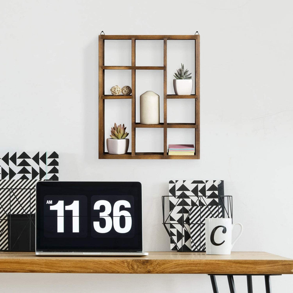 Wall Mountable Shadow Box Shelf