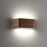 Asgard LED Wall Sconce 3000K, Dark Walnut
