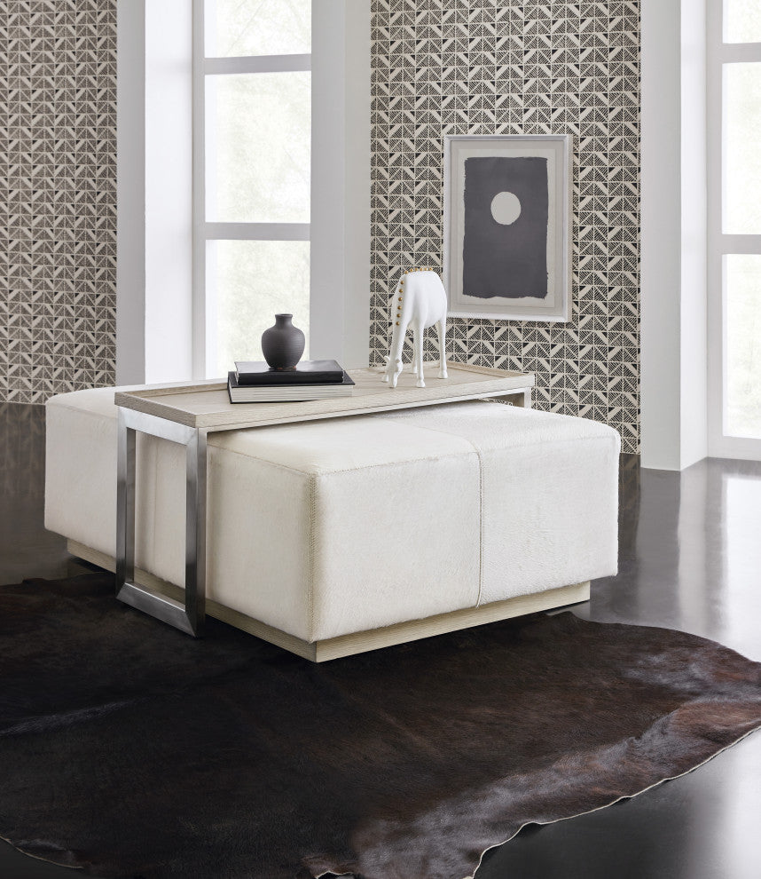 Melange Bridged Cocktail Table