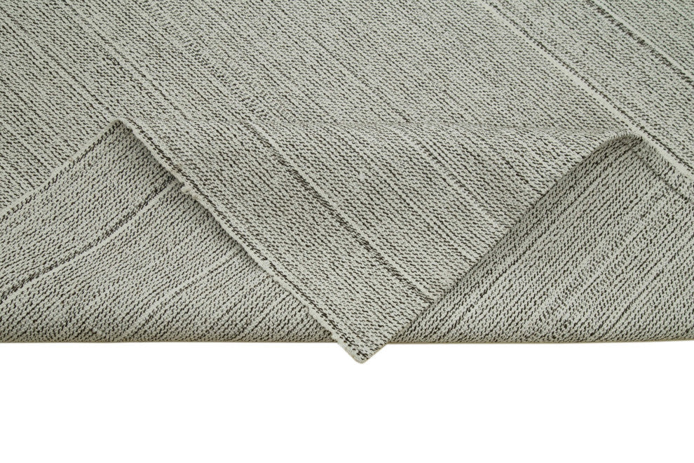 Rug N Carpet - Handmade Turkish 10' 1'' x 13' 7'' Modern Design Wool Kilim Rug