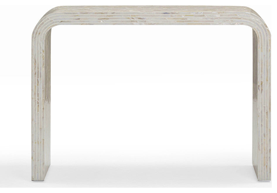Opus Cream Capiz Shell Console Table