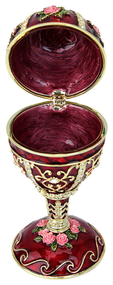 Russian Rosette Enameled Egg