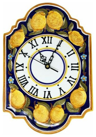 Italian Ceramic Wall Clock - Positano - Fratelli Mari