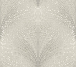 Grey Papyrus Plume Wallpaper