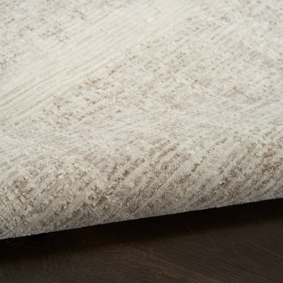 Calvin Klein CK079 Notes 7'10" x 9'10" Ivory Grey Modern Indoor Rug