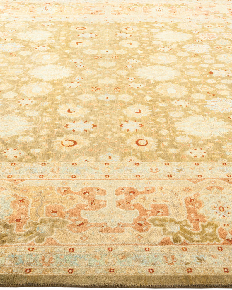 Mogul, One-of-a-Kind Hand-Knotted Area Rug Green, 8'3"x10'10"