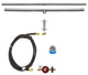 48" Low Profile T Burner and Complete Basic Propane Fire Pit Kit