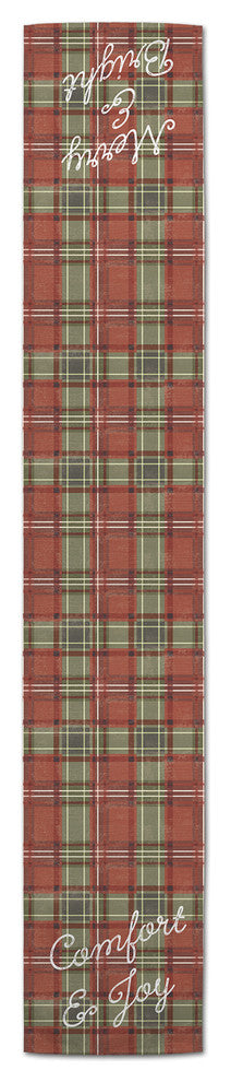 Comfort and Joy, Merry and Bright Table Runner, 16"x72"