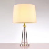 Pasargad Home Modus Collection Metal and Crystal Table Lamp Lights