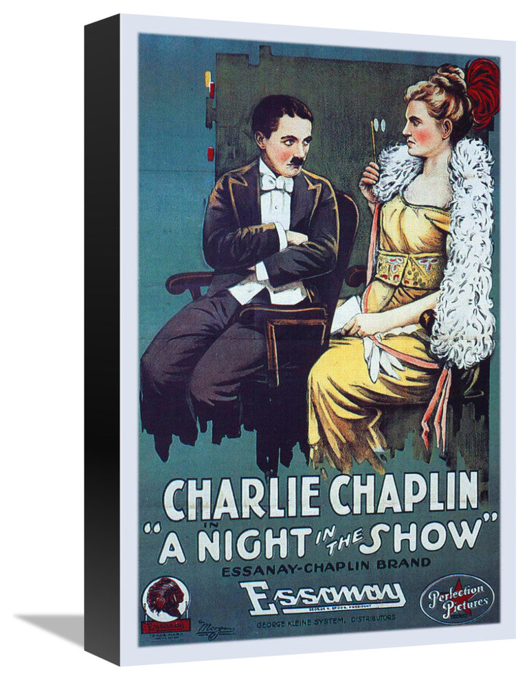Charlie Chaplin, A Night In The Show, 1915, 10x16