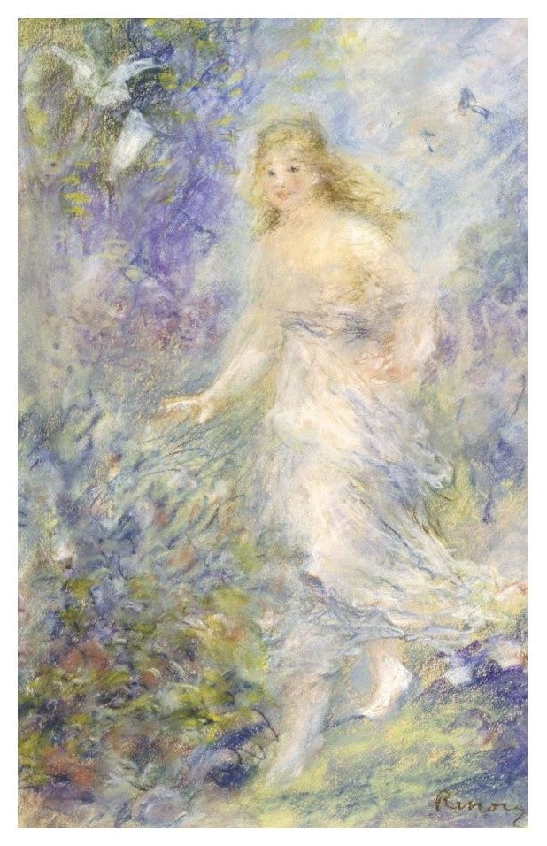 "The Four Seasons: The Spring" Paper Print by Pierre-Auguste Renoir, 16"x24"