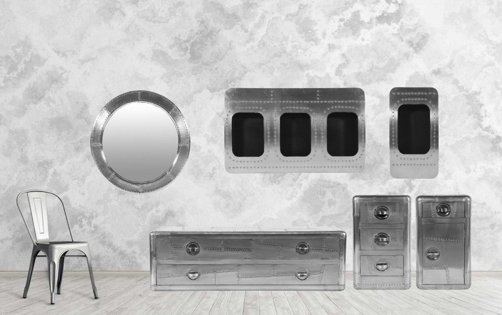 Aluminum Airway Window Wall Bar Shelves