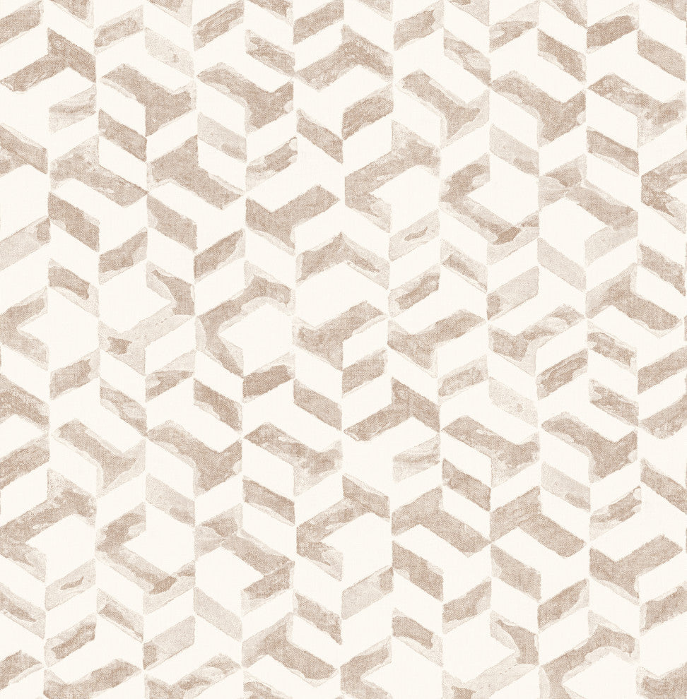 Instep Rose Gold Abstract Geometric Wallpaper Bolt